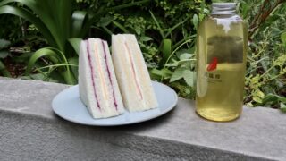 台湾サンドイッチ＆お茶