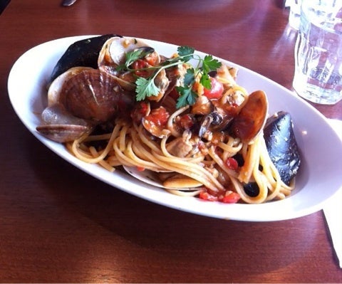 魚介のパスタ