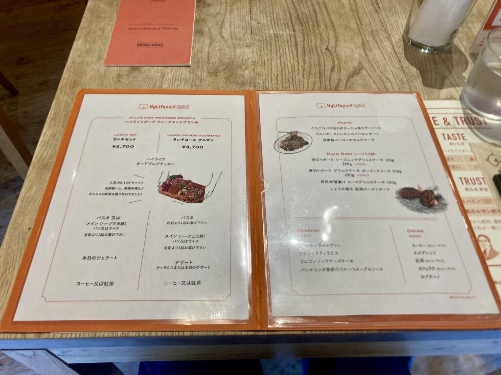 メニュー