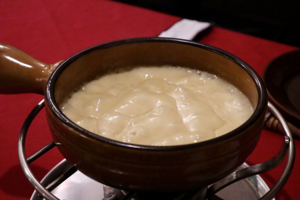 チーズフォンデュ